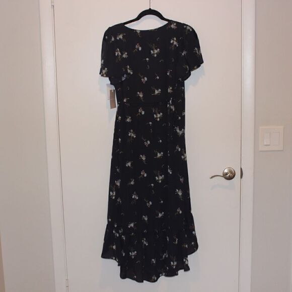 NWT Chelsea 28 Navy Nights Forget me Not Floral Dress Women Size Small - Picture 10 of 16